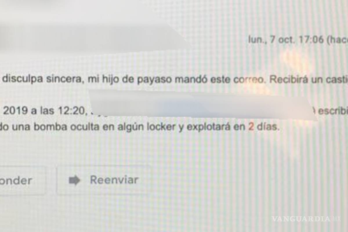 Alumno provoca movilización por amenaza de bomba en Cuajimalpa, Ciudad de México