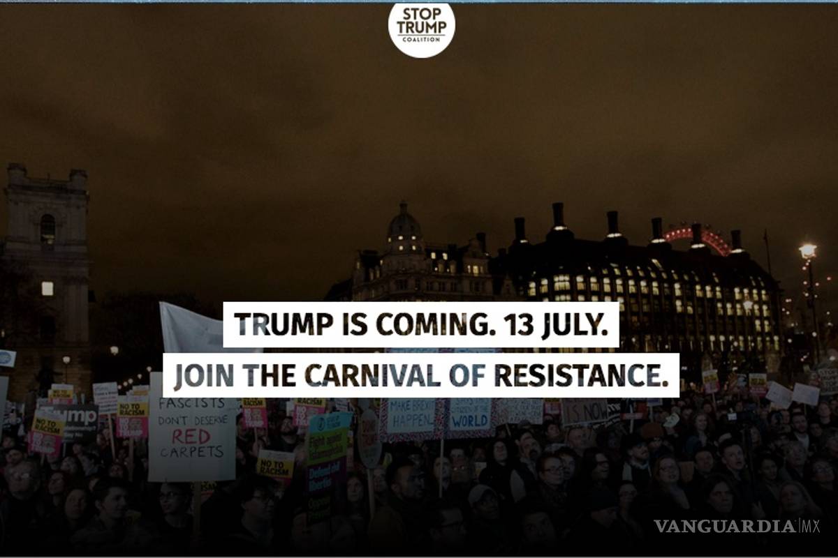 Visita de Trump al Reino Unido desata un rechazo sin precedentes