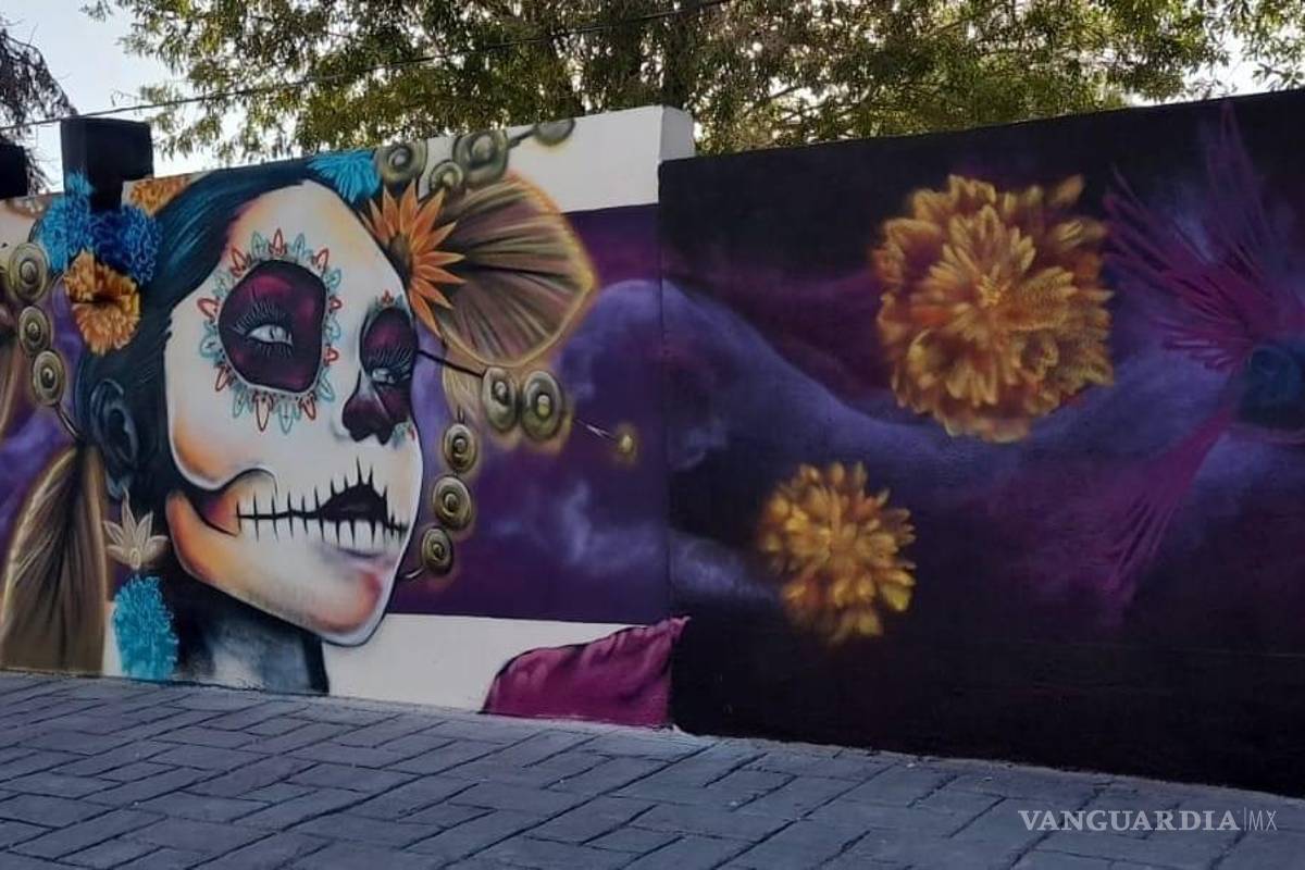 Embellecen al Panteón Guadalupe de Monclova con murales