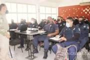 Capacitación. Los elementos de la Policía Municipal de Sabinas recibieron instrucción sobre derechos humanos. ARCHIVO