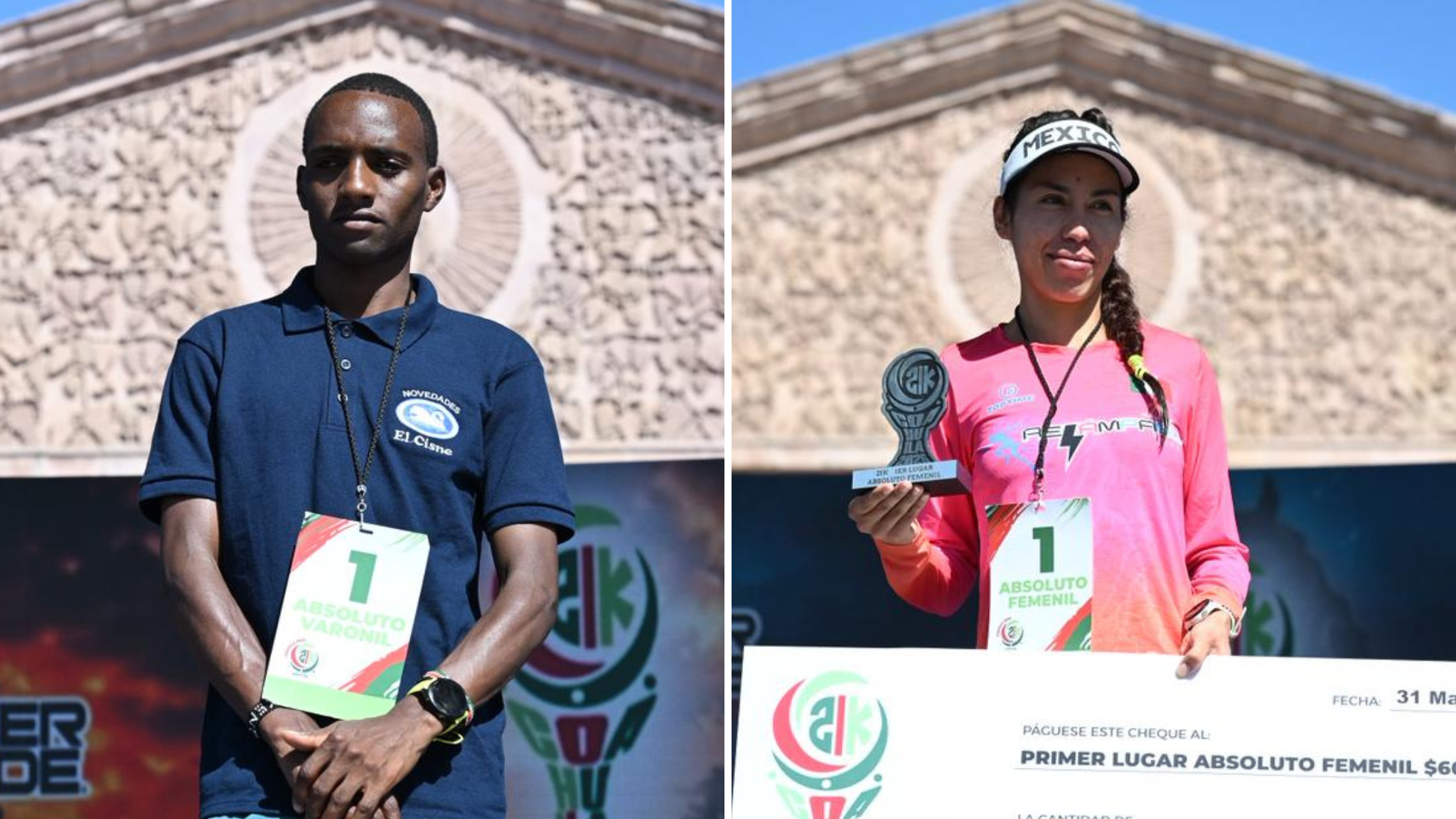 Resultados completos de la 21K Coahuila 2026: Kipkorir y Oropeza se llevan el triunfo