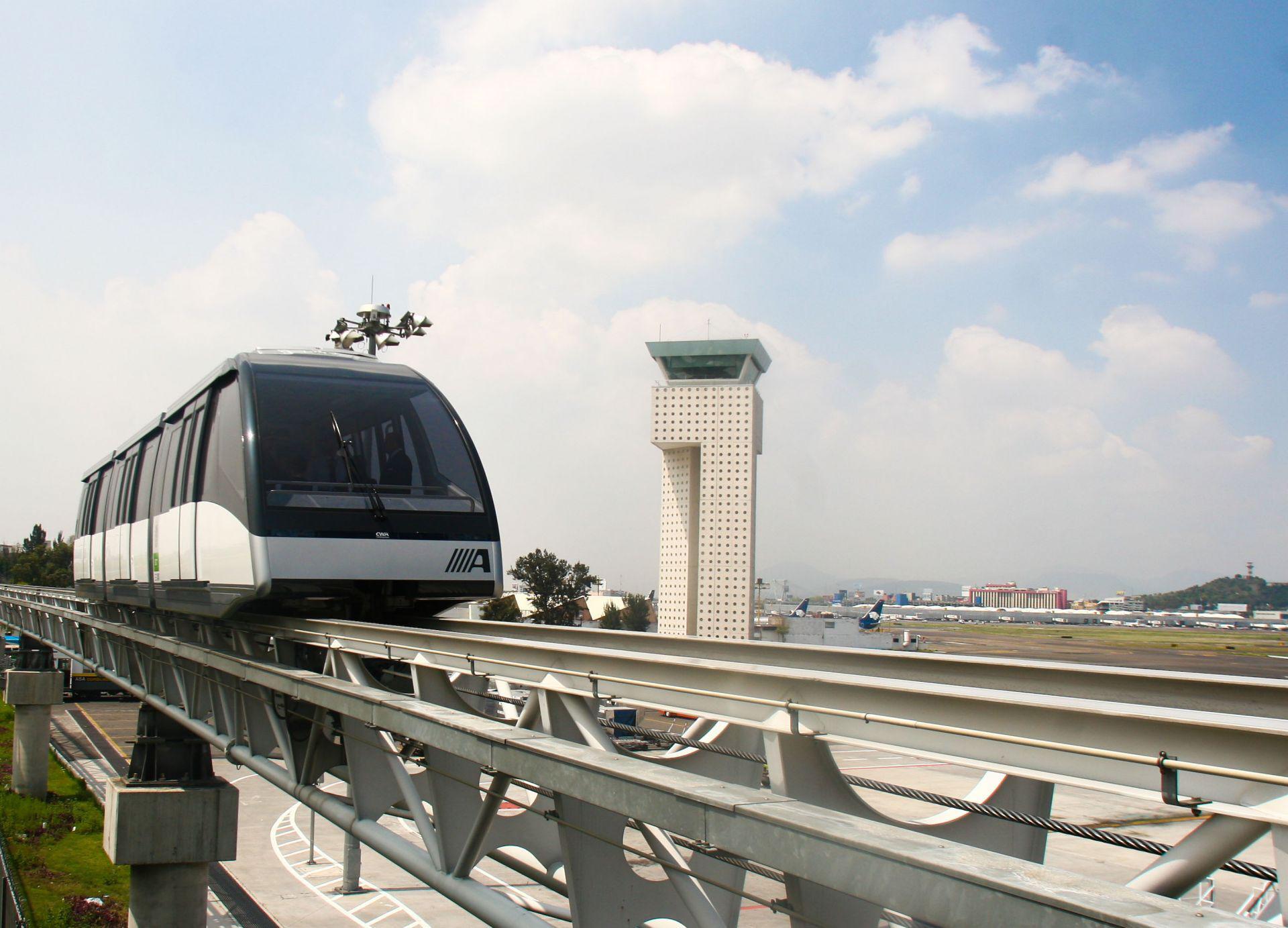 Suspenden Aerotrén del AICM por más de una semana; anuncian rutas alternas y autobuses de enlace