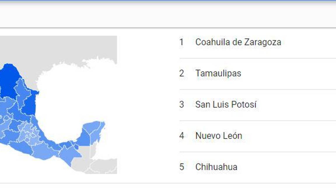 $!Búsqueda de “video de Babo de cartel de santa” en Google a nivel nacional.