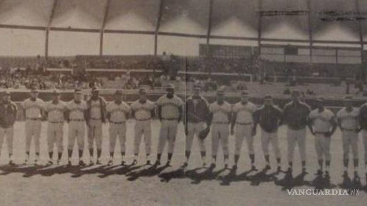 El primer equipo de beisbol en Saltillo