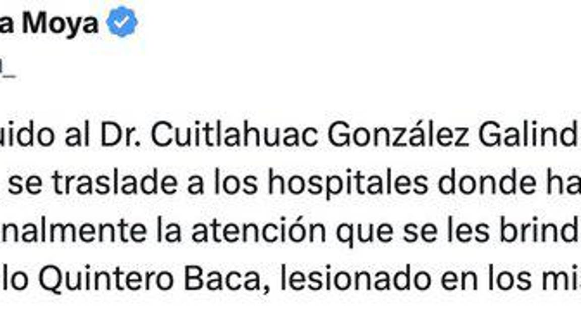 $!Diputados de Movimiento Ciudadano resultan heridos tras ataque armado en Culiacán, Sinaloa