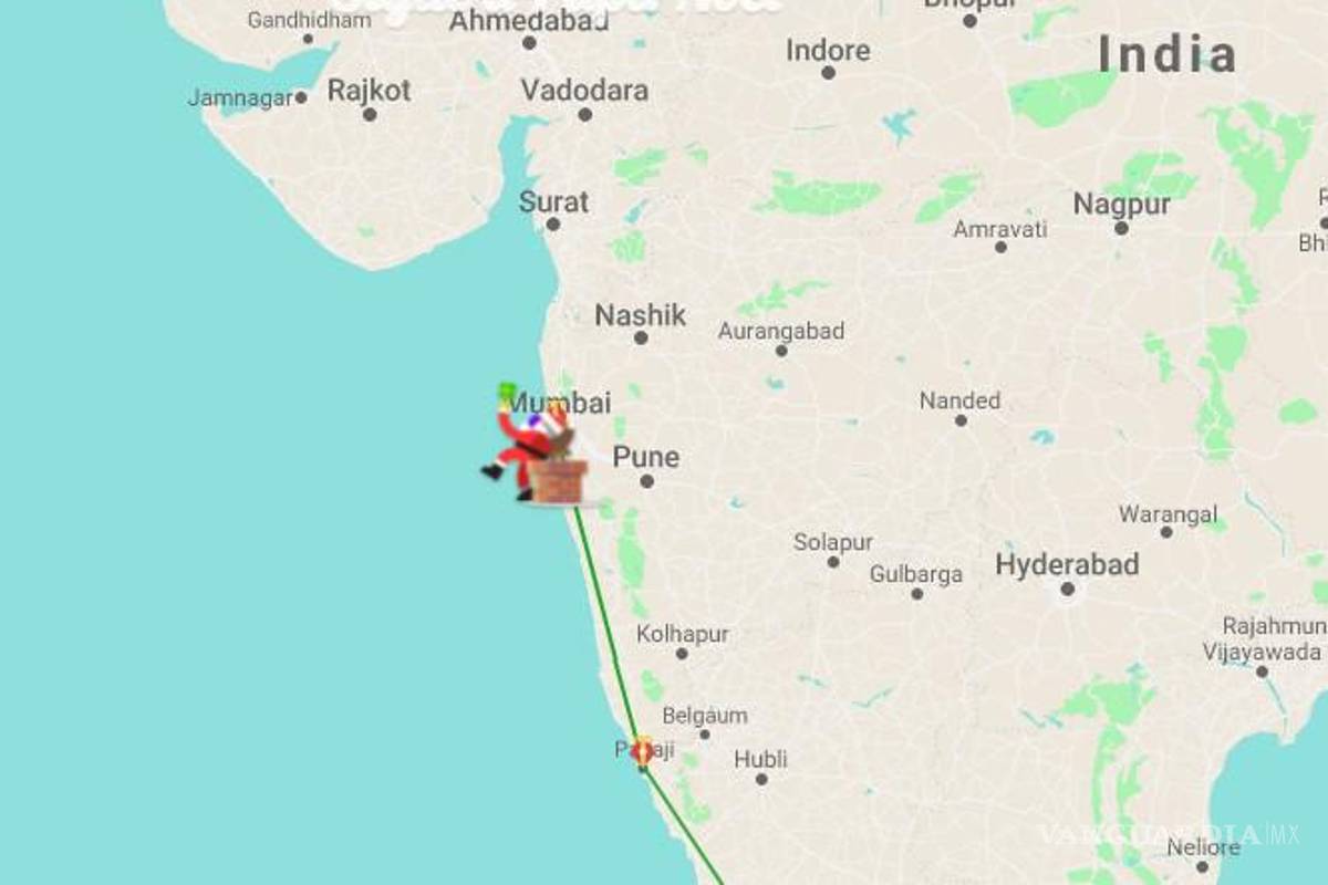 Santa Claus ya está en camino, síguelo En Vivo por Google Santatracker
