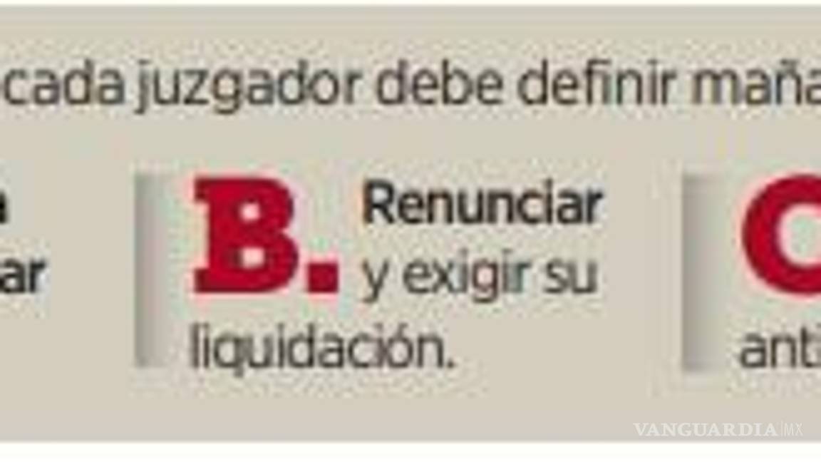 $!Jueces deberán aclarar si declinan participar en la elección