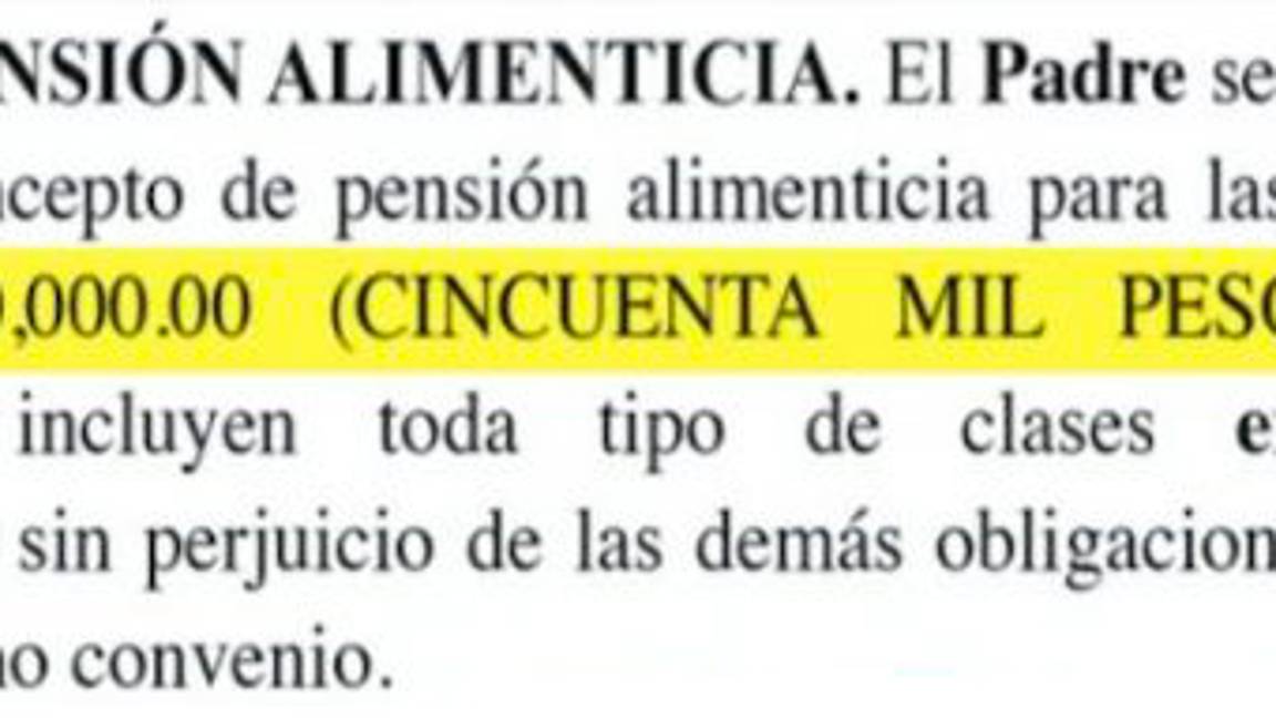 $!Así es el acuerdo de divorcio de Geraldine Bazán y Gabriel Soto