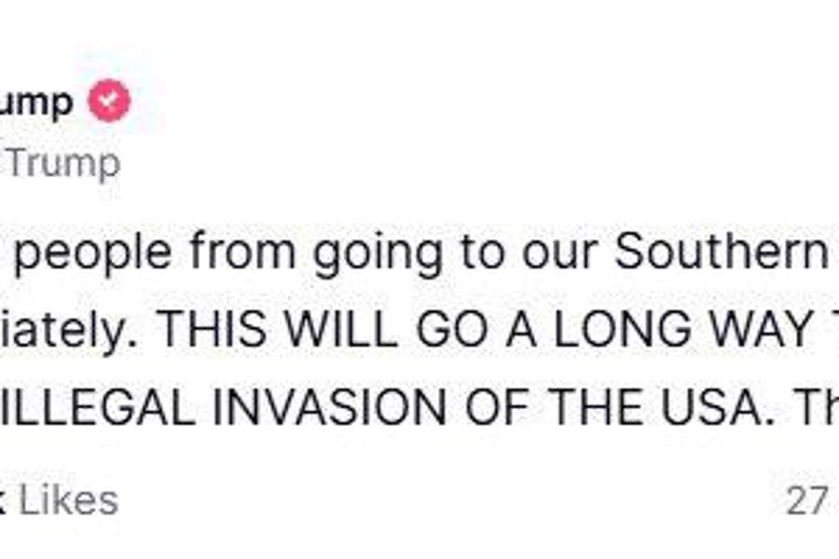 $!México acordó detener migración a EU: destaca Trump; Sheinbaum ‘no cerrará frontera sur’