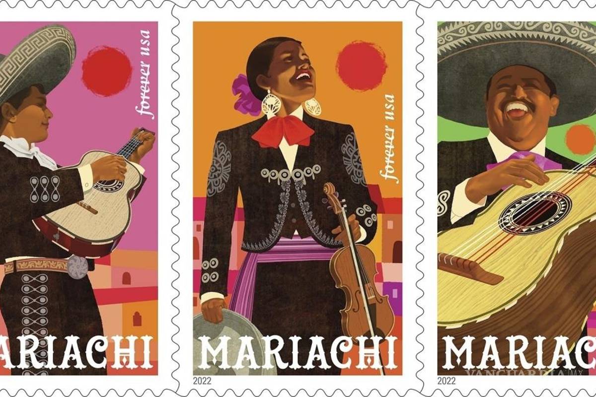 Servicio Postal de Estados Unidos pondrá en circulación timbres de mariachis