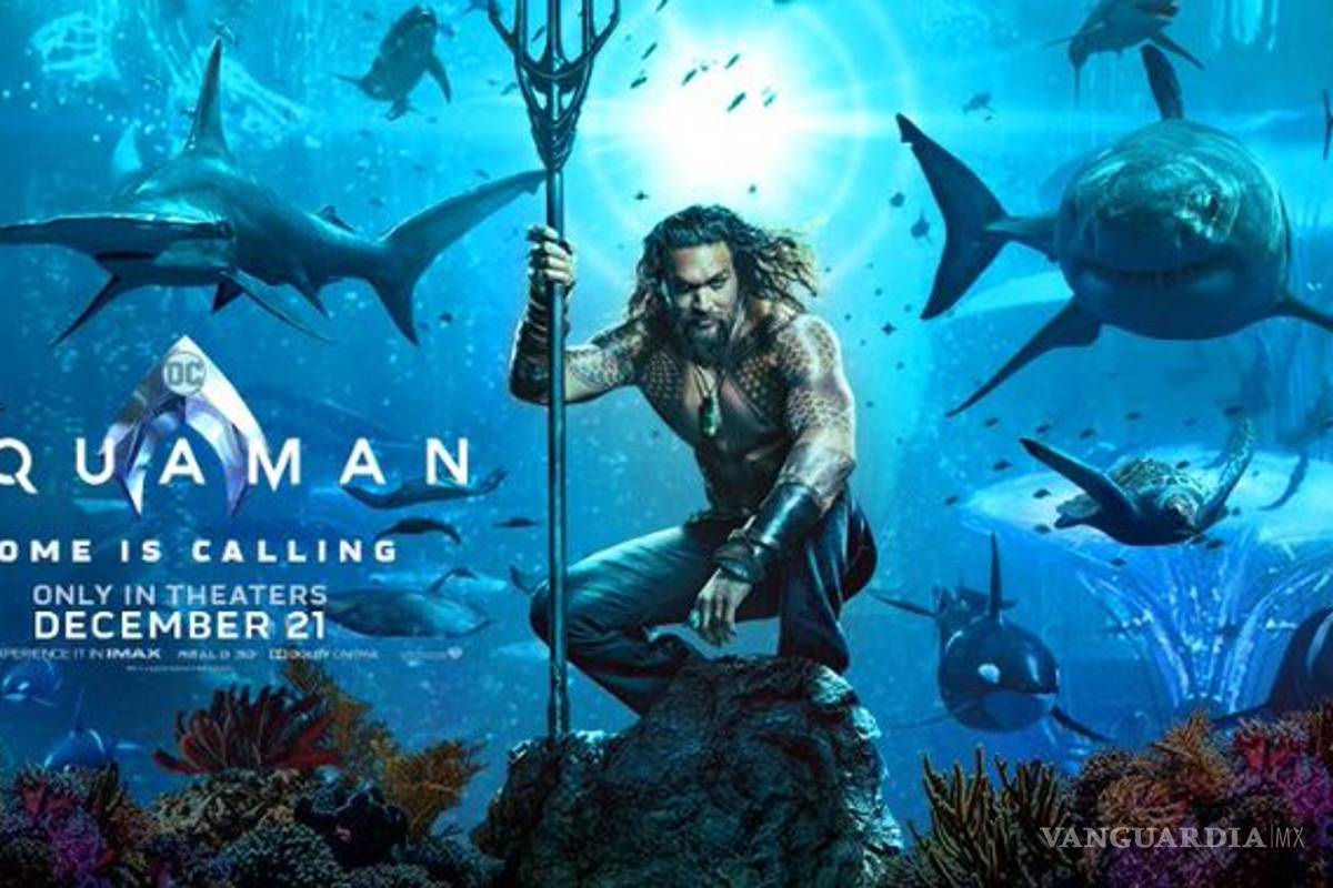 Aquaman estrena póster y anuncia su primer tráiler