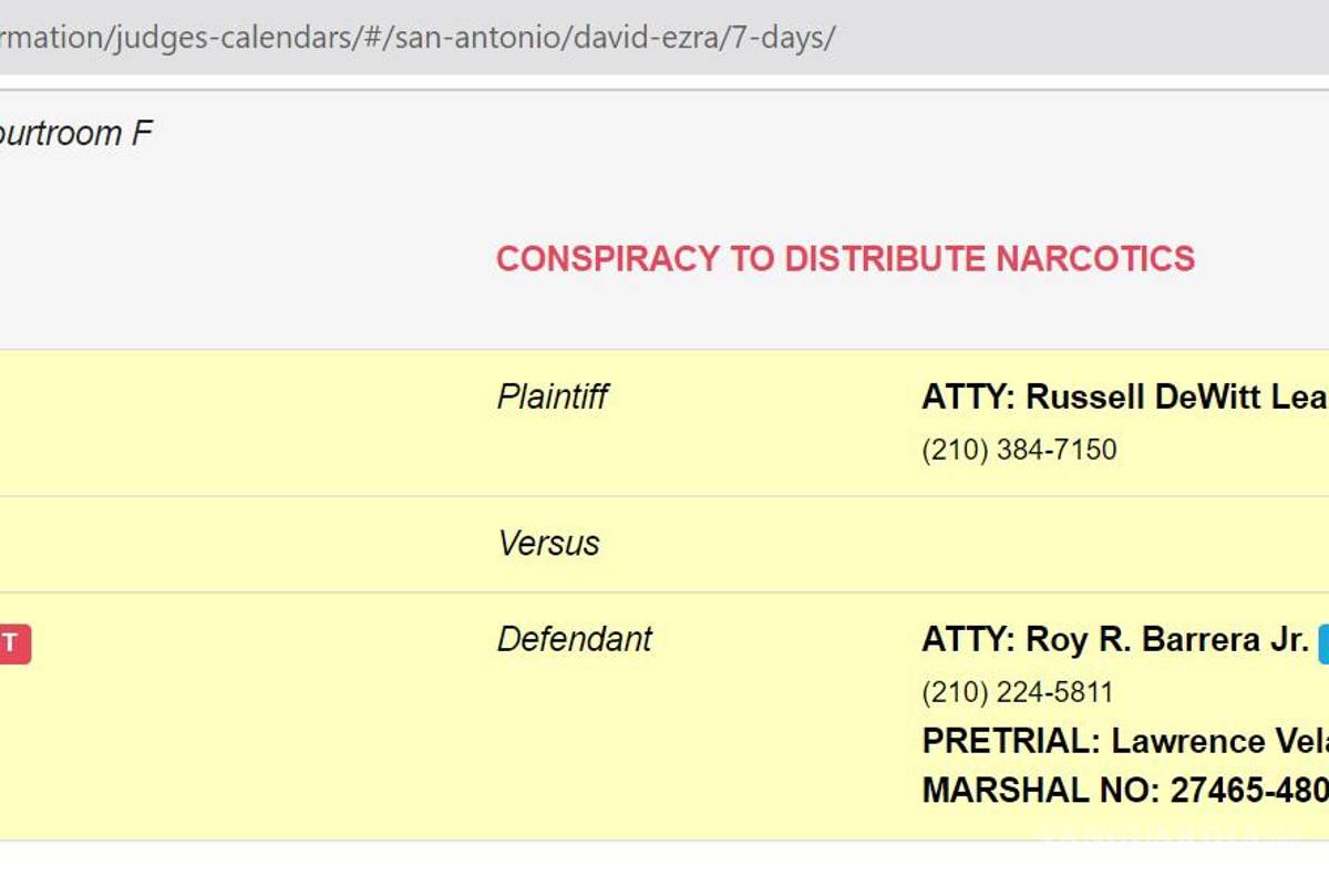 $!En el calendario del juez que lleva el caso, se tiene programada esta audiencia.