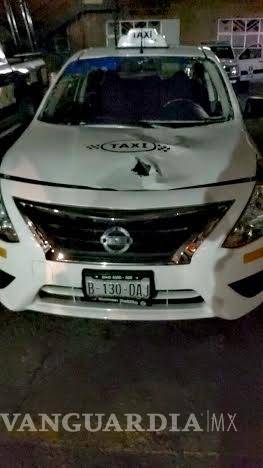 $!Detienen a taxista que atropelló a dos hombres y mató a uno en Saltillo