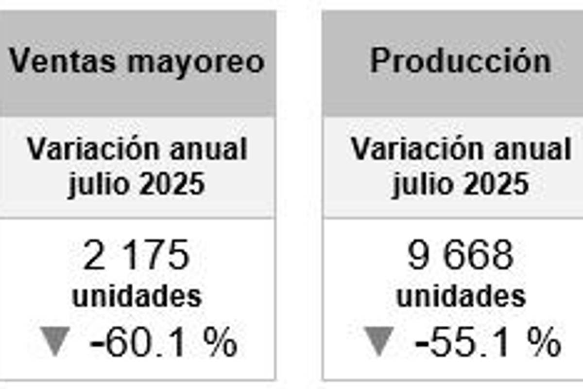 Se reduce la venta de vehículos pesados con respecto a 2024, reporta el INEGI