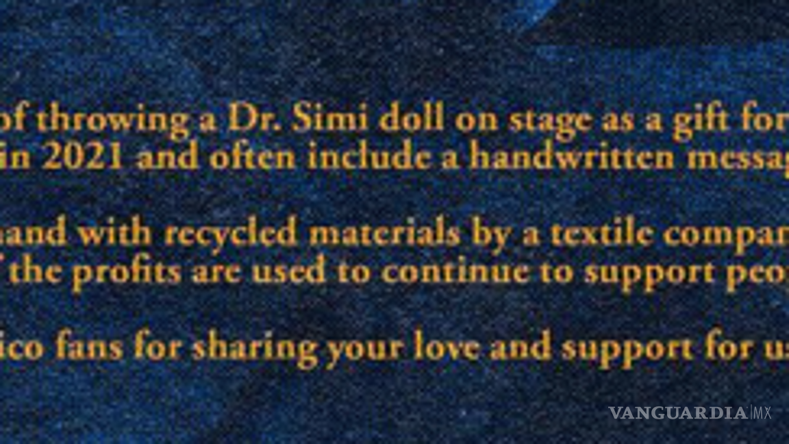 $!El mensaje se encuentra al costado derecho de la fotografía que publicaron, y está escrito en inglés.