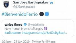 $!Anuncia el San José Earthquakes a Carlos FERRIO y no a Carlos Fierro