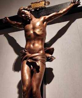 'Cristo en la cruz' del escultor italiano Gian Lorenzo Bernini (hacia 1654-1657). Galería de las Colecciones Reales.