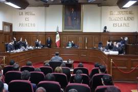 En la sesión de este lunes, seis de los ocho integrantes presentes leyeron un mensaje.