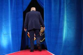 El presidente Donald Trump en el Red Rock Casino Resort and Spa en Las Vegas, el 5 de agosto del 2026.