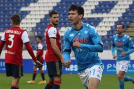 'Chucky' Lozano anota su primer gol del 2021 en goleada del Napoli