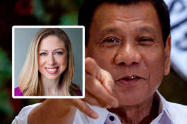 Chelsea Clinton critica a Duterte por 'bromear' sobre violaciones, él le recuerda la infidelidad de su padre