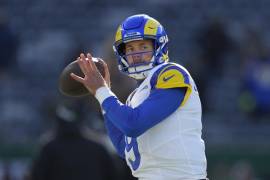 Matthew Stafford, quarterback de los Rams de Los Ángeles, se verá las caras ante unos Cardinals de Arizona que, una vez más, suman una Temporada para el olvido.