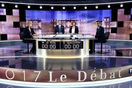 Macron aplasta a Le Pen en debate televisivo