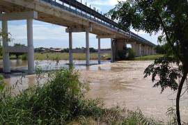 El caudal del río pasó de 43.90 a 134 metros cúbicos por segundo.
