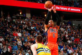 Russell Westbrook es el amo del triple-doble en la NBA