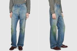 Gucci vende pantalones 'embarrados' de lodo y pasto ¡en 20 mil pesos!