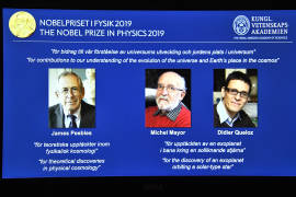 James Peebles, Michel Mayor y Didier Queloz ganadores del Nobel de Física por revolucionar la percepción del Cosmos