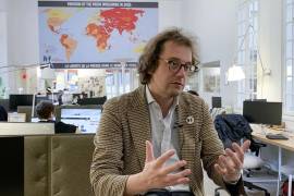 El secretario general de Reporteros sin Fronteras (RSF), Thibaut Bruttin.