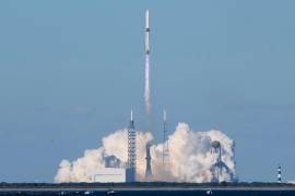 Un cohete New Glenn de Blue Origin despegó del Complejo de Lanzamiento 36 en la Estación de la Fuerza Espacial de Cabo Cañaveral, Florida
