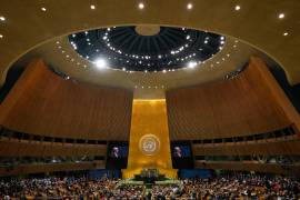 El secretario general de las Naciones Unidas, António Guterres, interviene durante el 81.º periodo de sesiones de la Asamblea General de las Naciones Unidas en la sede de la organización, el 22 de septiembre de 2026.
