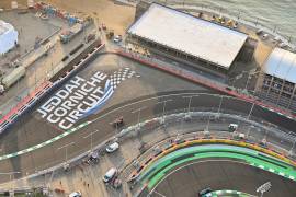 Sergio “Checo” Pérez y Max Verstappen dominaron la práctica tres del Gran Premio de Arabia Saudita