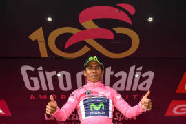 Nairo vuela y se viste de rosa, en el Giro de Italia