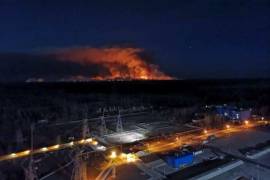 Incendios a “menos de dos kilómetros” de central nuclear de Chernóbil