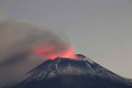 Semáforo volcánico fase 2. Se espera la caída de ceniza del Popocatépetl. FOTO: VANGUARDIA