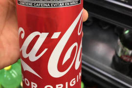 La Coca-Cola luce así con el nuevo etiquetado 'anti obesidad'
