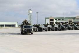 Los militares arribaron a las instalaciones de la Séptima Zona Militar de donde partieron a sus patrullajes