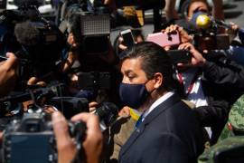 CIUDAD DE MÉXICO, 23MARZO2021.- Llegada del Gobernador de Tamaulipas a Palacio Nacional en marzo de este año, para una reunión y firma de acuerdo con Andrés Manuel López Obrador, presidente de México. FOTO: ANDREA MURCIA /CUARTOSCURO.COM