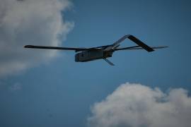 Un dron ucraniano en un lugar no divulgado en Ucrania, el 16 de agosto del 2026.