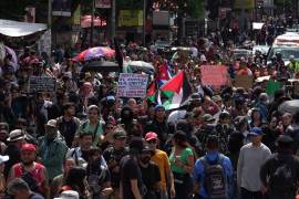 Se llevo acabo la tercera marcha Anti gentrificación que partió del Hemiciclo a Juárez y culminó en el Metro Juárez.