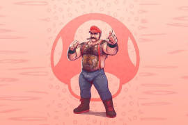 Artista reproduce los personajes de Nintendo como 'Osos Corpulentos'