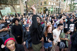 Protestas en California contra el racismo