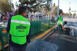 Los trabajos de reparación de las barandillas iniciaron este domingo y serán reanudados el próximo 16 de febrero.