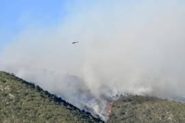 Autoridades informaron que están avanzando en el combate a este incendio forestal en la Región Sureste.