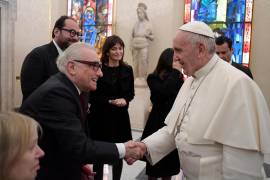 Así fue la reunión de Martin Scorsese con el Papa Francisco
