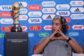 Ronaldinho presenta Copa Confederaciones Rusia 2017 en México
