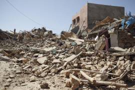 Destrozos en la aldea de Tafagajt, en Marruecos, cerca del epicentro del devastador terremoto.